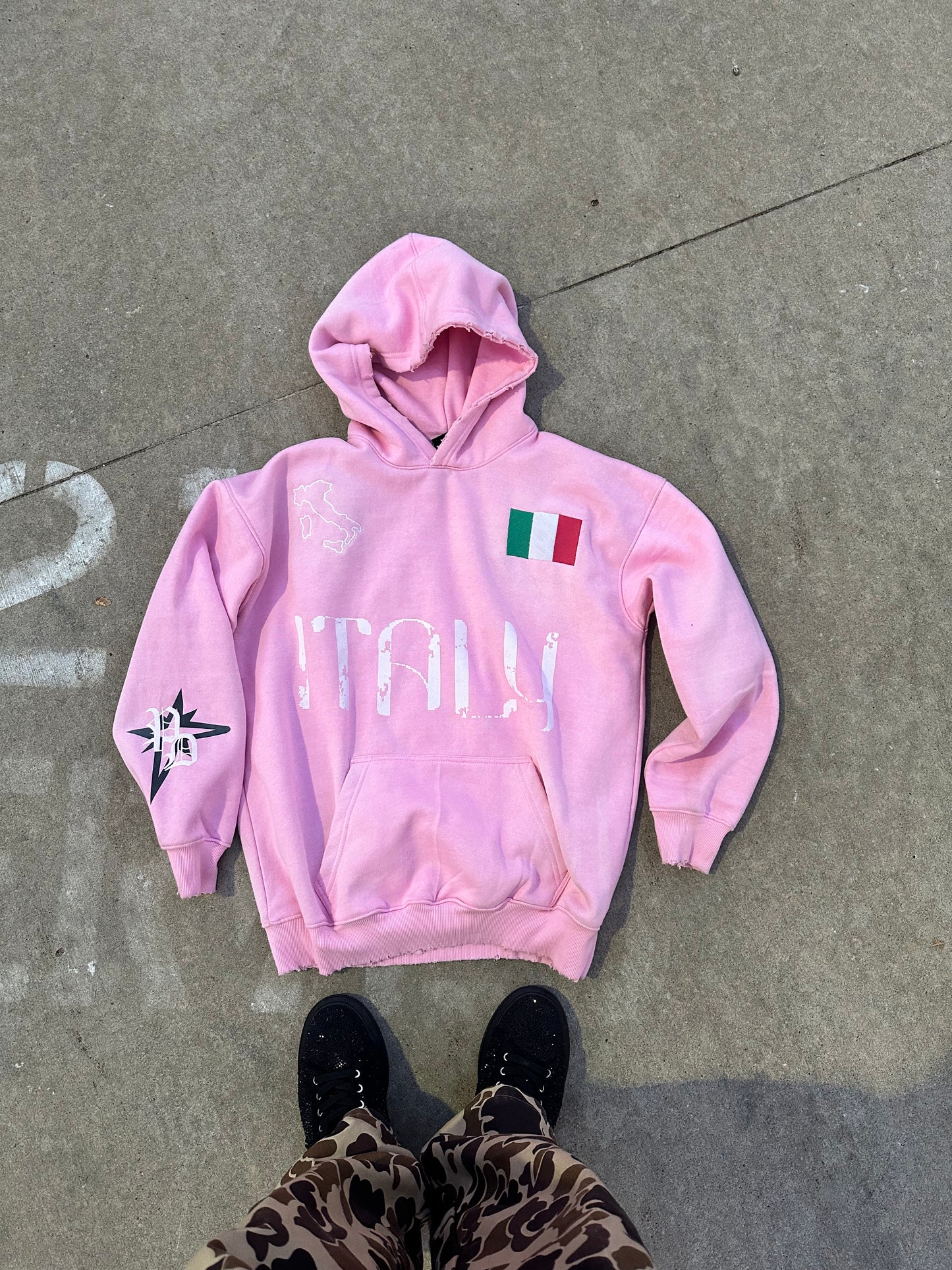 Pink “Italy” Hoodie